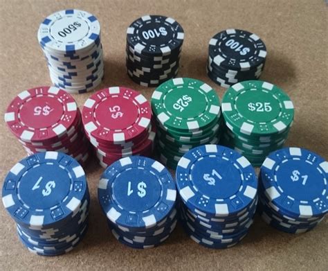 valor de las fichas de poker